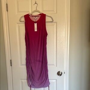 Steve Madden Sleeveless Pink Ombre Dress size XL but fits like a medium
